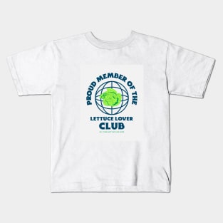 Proud member of the lettuce lover club Kids T-Shirt